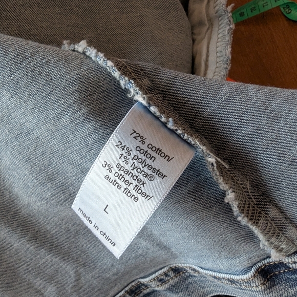 Jean jacket with waist tie - Picture 7 of 7